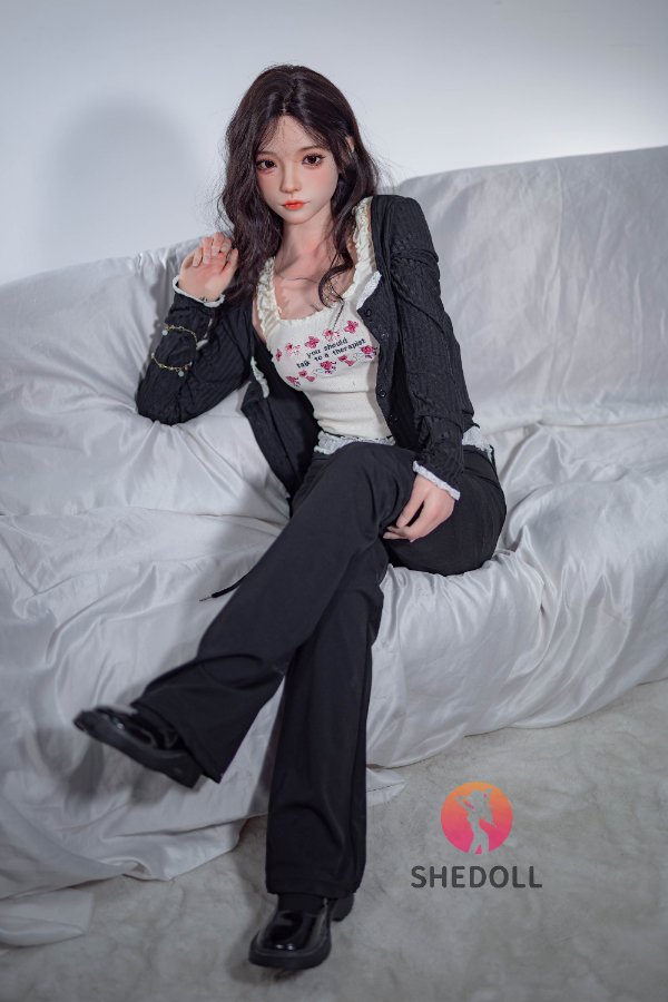 Asian ROS Movable Jaw Silicone Sex Doll Rose 158cm 2.0