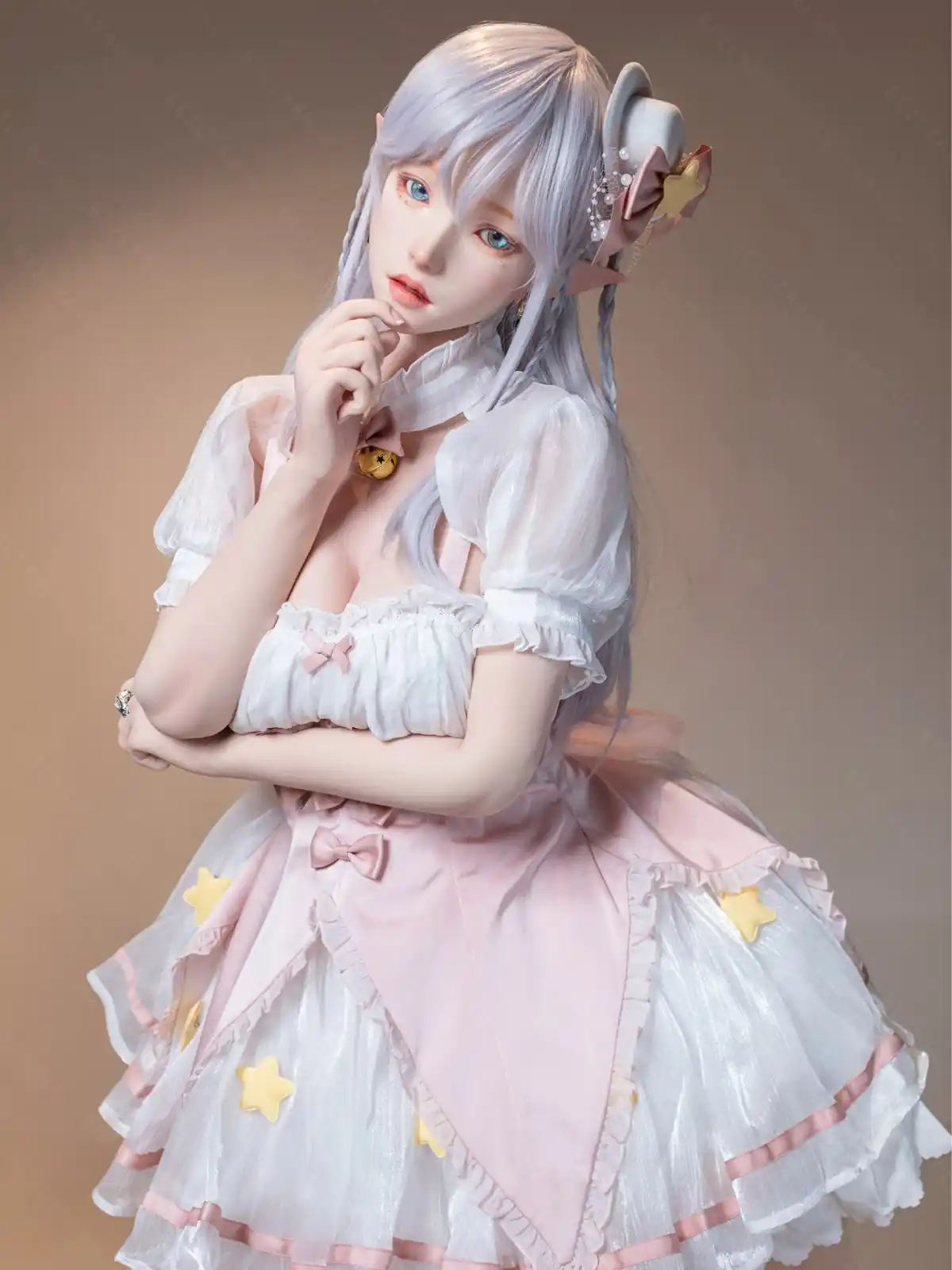 F7155-155Mcm(5.1ft)-38kg 2.2cf E Cup Mini ROS Silicone Asian Anime Celebrity Sex Doll｜Bezlya Doll