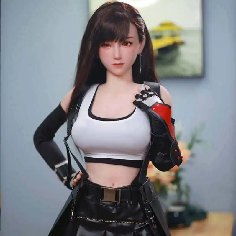 [In Stock NA] [Limited Time Offer] 163cm Tifa Final Fantasy Series 1:1 Scale Full Silicone Action Figure Sex Doll (Hair Transplant)