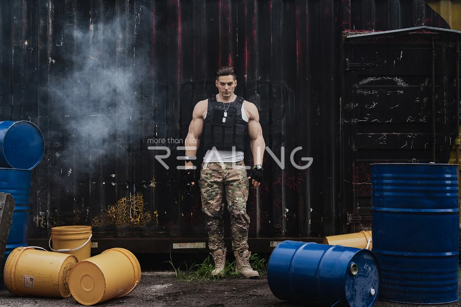Muscular Mature Full Silicone Male Sex Doll Kent 183cm ROS Available