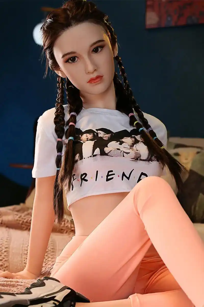 160cm/5.3ft A Cup Flat Chested Asian TPE sex doll-Annie