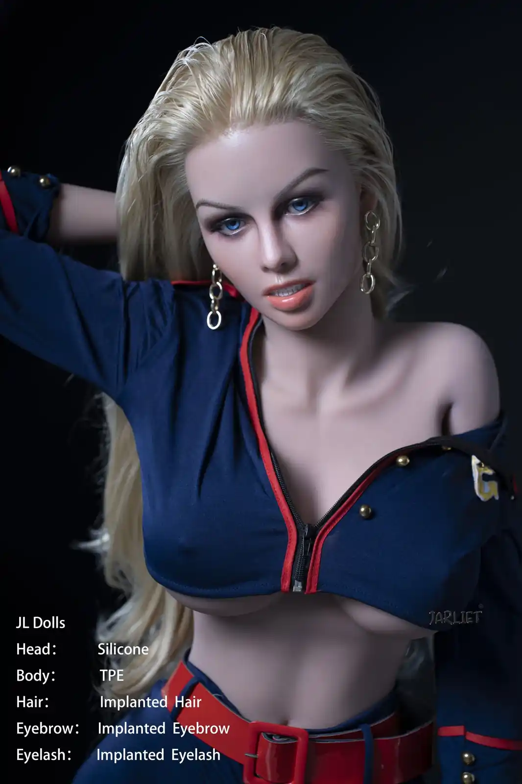 Jarliet | US IN Stock 4ft11/150cm Sex Doll Silicone Head - Coco