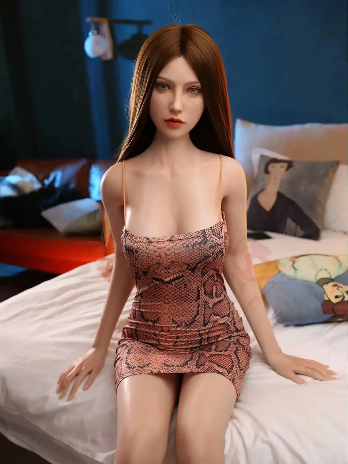 F051-169cm/5ft5(42kg) Nathalia D Cup Silicone Mature Curvy Beauty Big Breast Sex Doll | FJ Doll