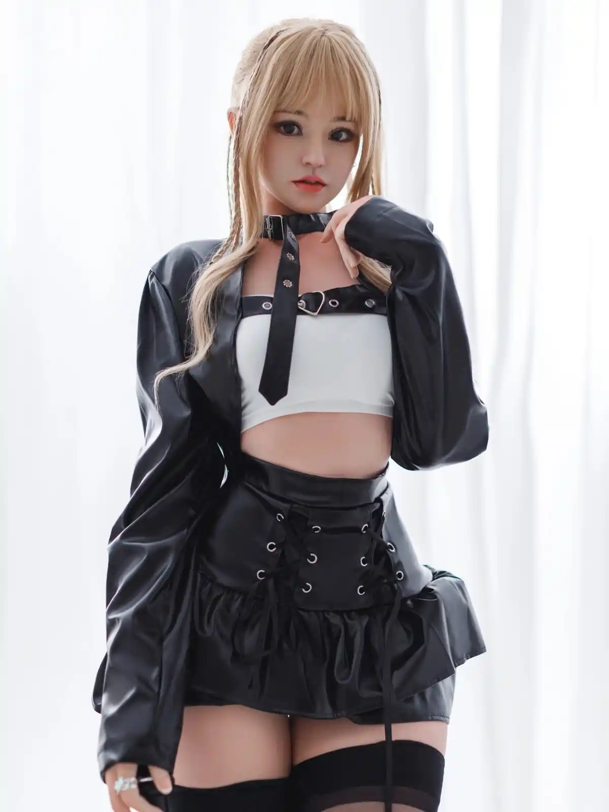 F7130-156cm(5.12ft)-29.7kg 2.1 B Cup Robot Silicone Head Adult Asian Sex Doll｜Bezlya Doll