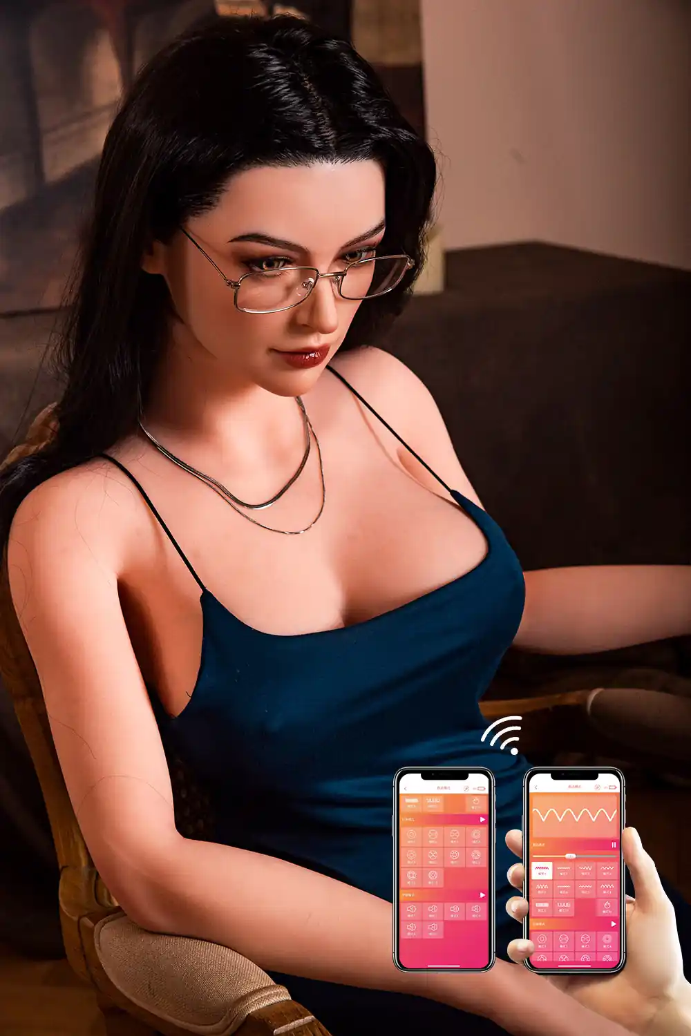 APP-Control RIDMII Karyn Plus Unique Design 5'3 FT(163cm) Silicone Head Sex Doll TPE Body Adult Love Doll
