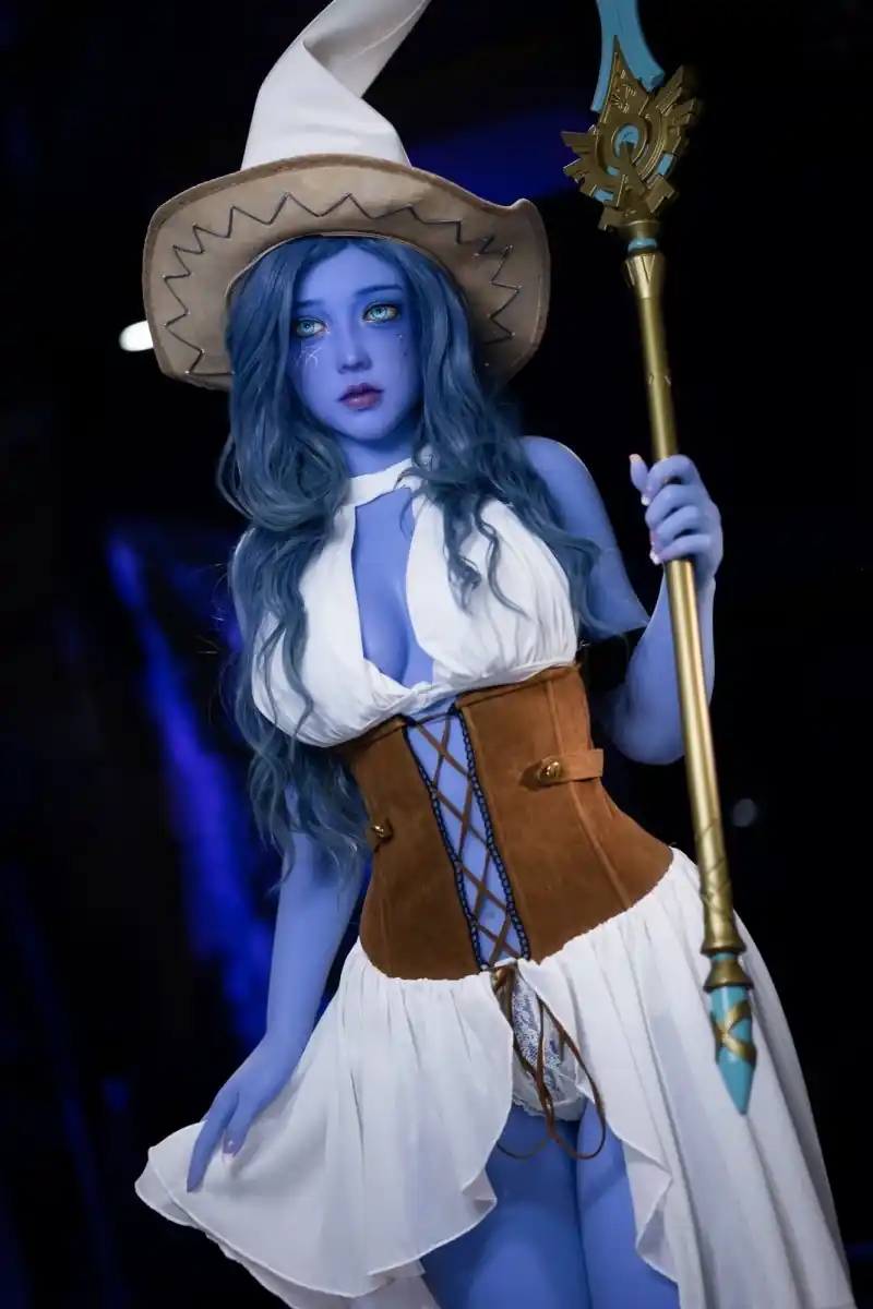 AIBEI Doll | 160cm (5ft 3in) Big Breast Blue Skin Lifelike Sex Doll - Genius