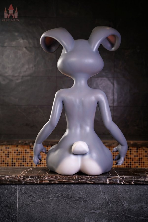 Anime All-in-One A-cup Silicone Sex Doll Rabby 168cm, ROS Head