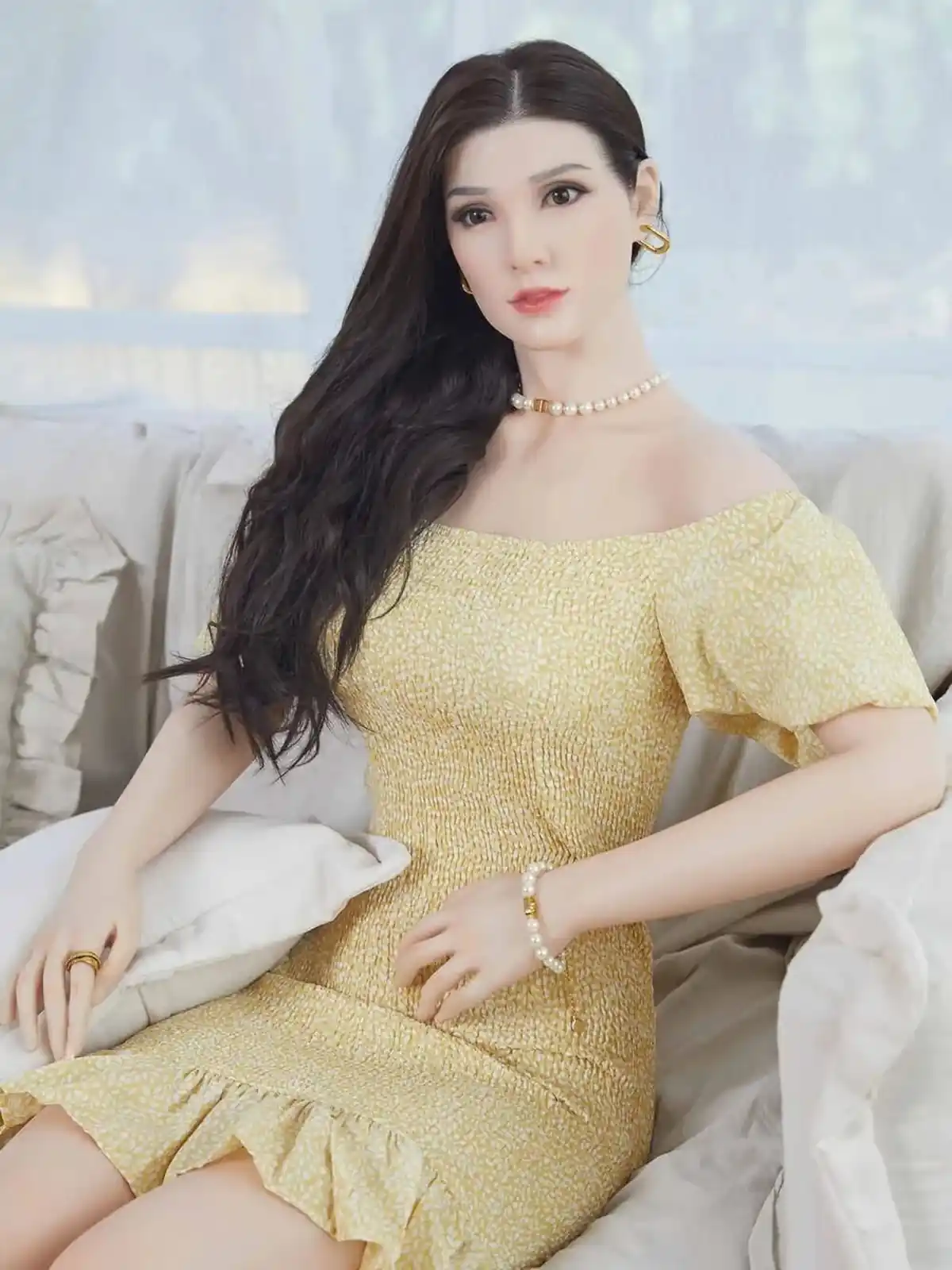 F3670—165cm/5ft4(35kg) Collins H Cup Silicone Big Breasts Sexy Curves Sex Doll | CST Doll