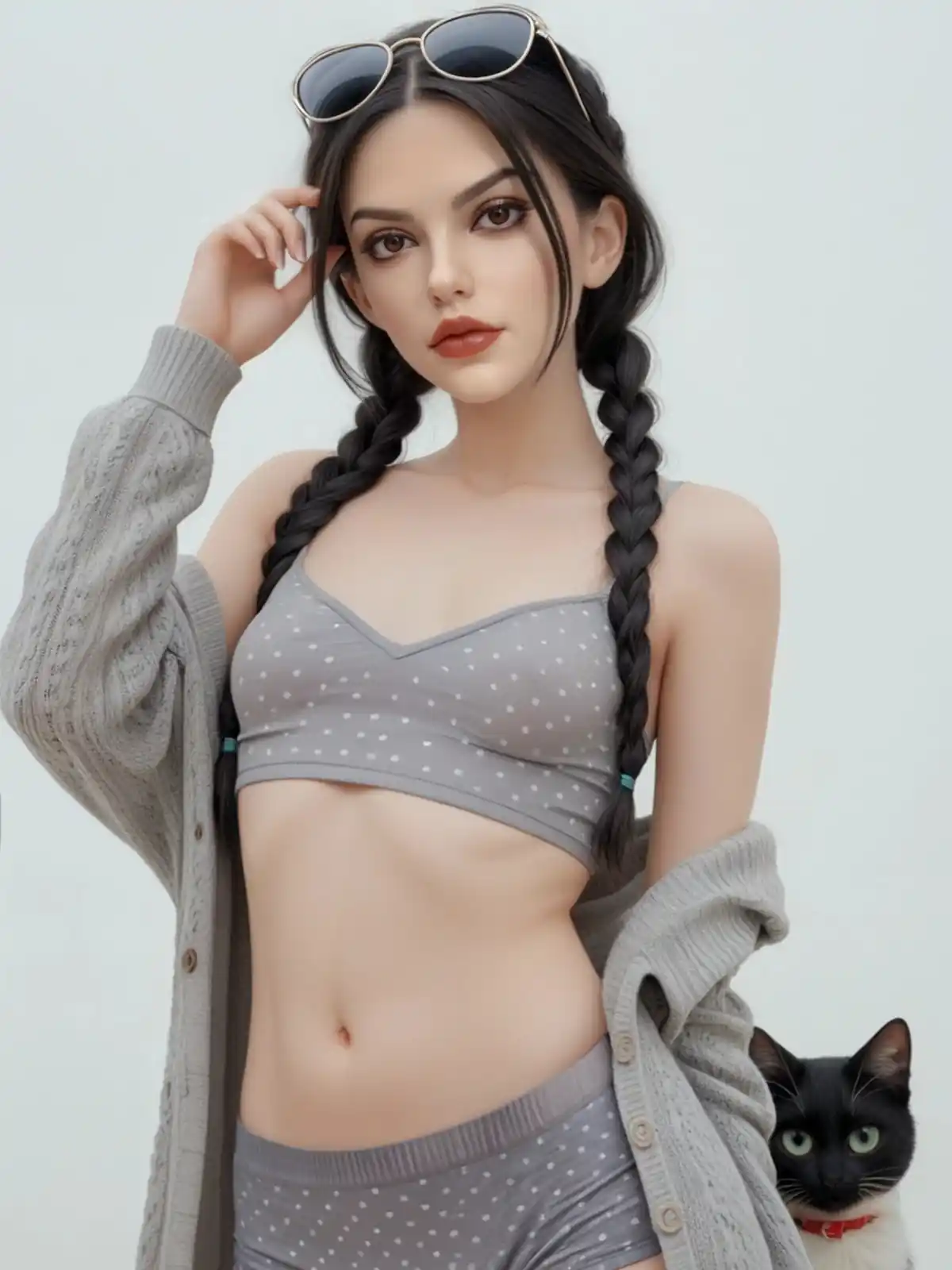 F6131-159cm/5.2ft 34kg B Cup Lifelike Silicone Head TPE Body Robot Sex Doll | Rosretty Doll