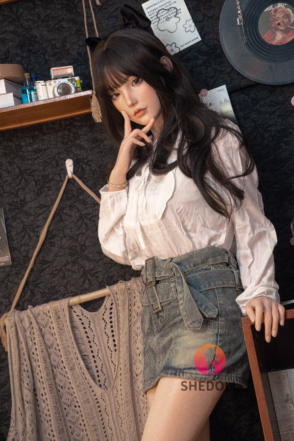 Asian ROS Silicone Head Sex Doll Vesper 158cm