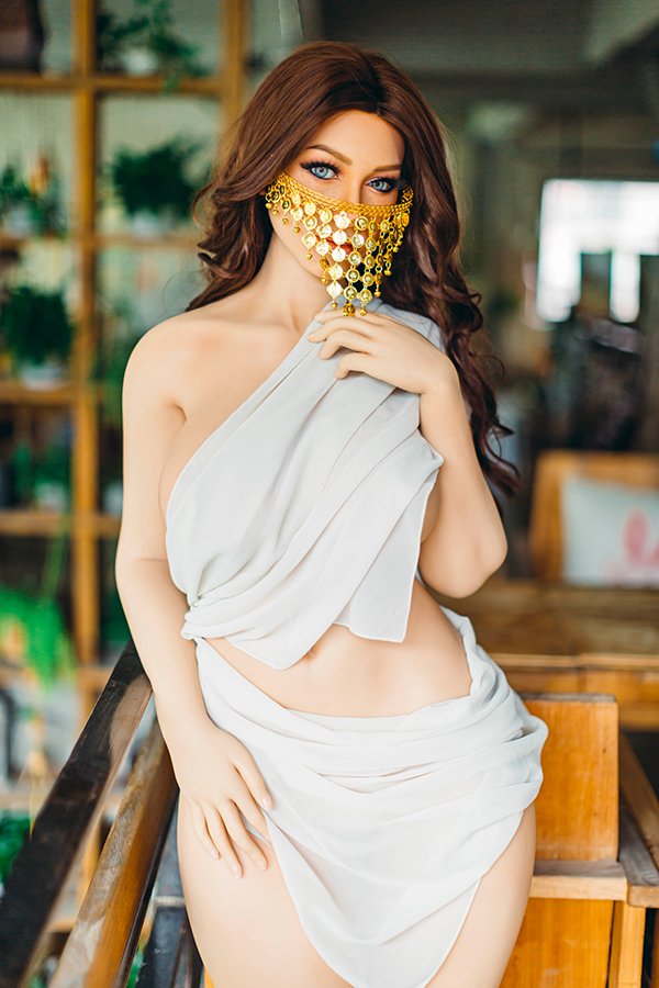 Mature Busty Silicone Head Sex Doll Adele 165cm G-cup