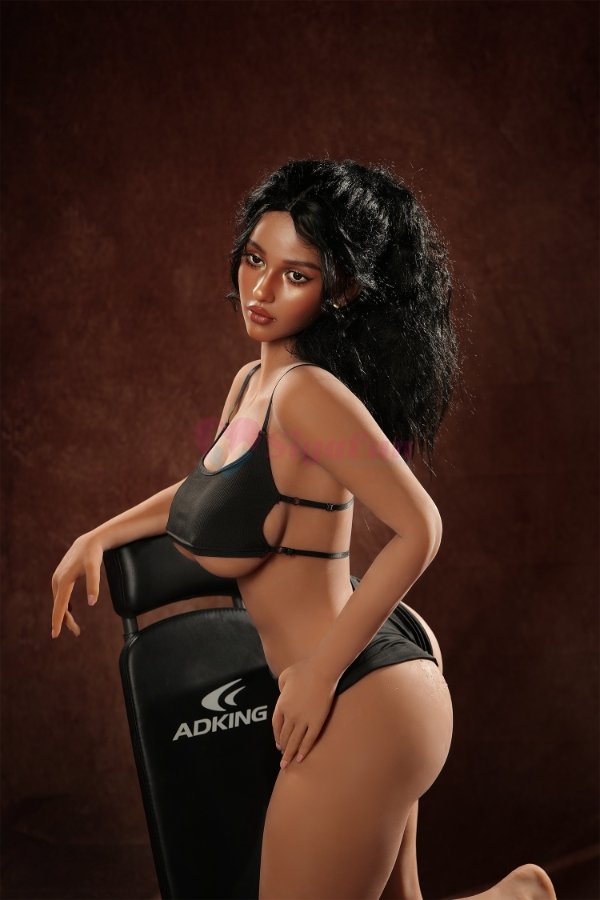 Sigafun 159cm/5ft3 Silicone Head Sex Doll SG2 Cecily Dark Tanned