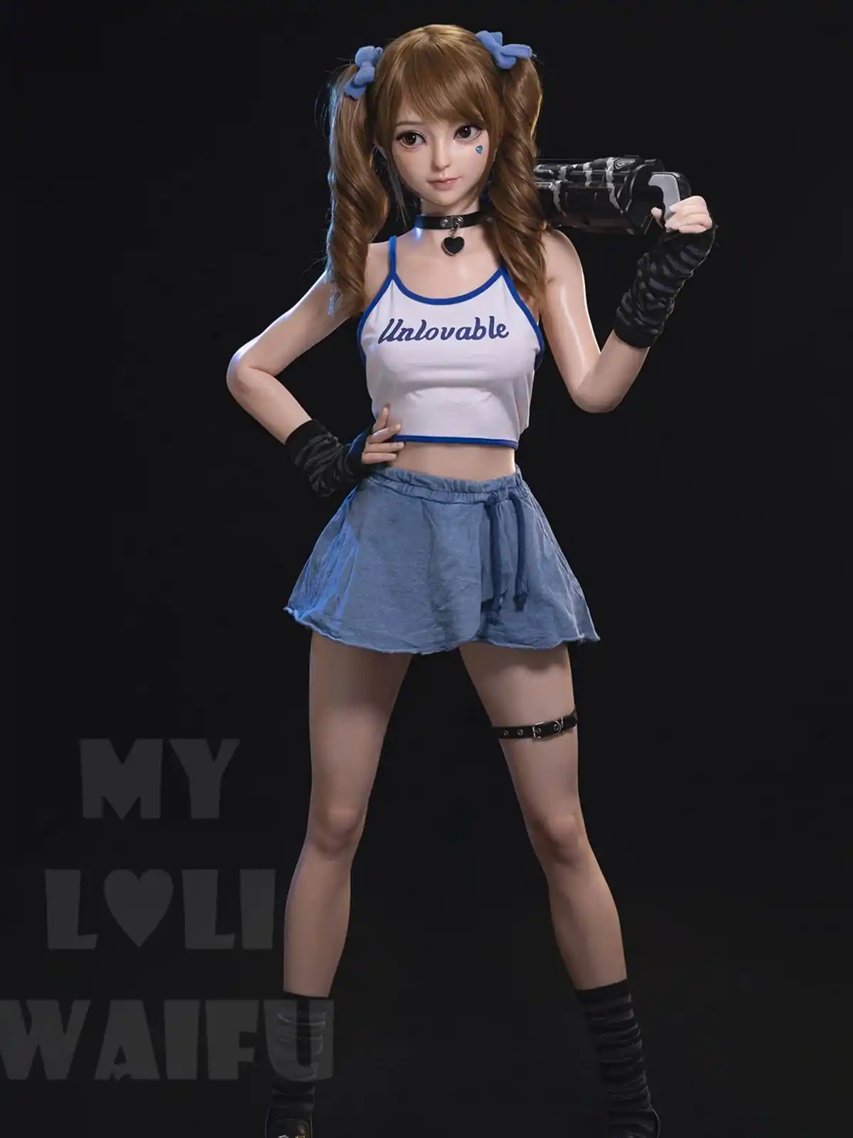 F7039—150cm/4ft9(27kg) B Cup Ali ROS Anime Silicone Asian Sex Doll Gel Breasts|MLW Doll