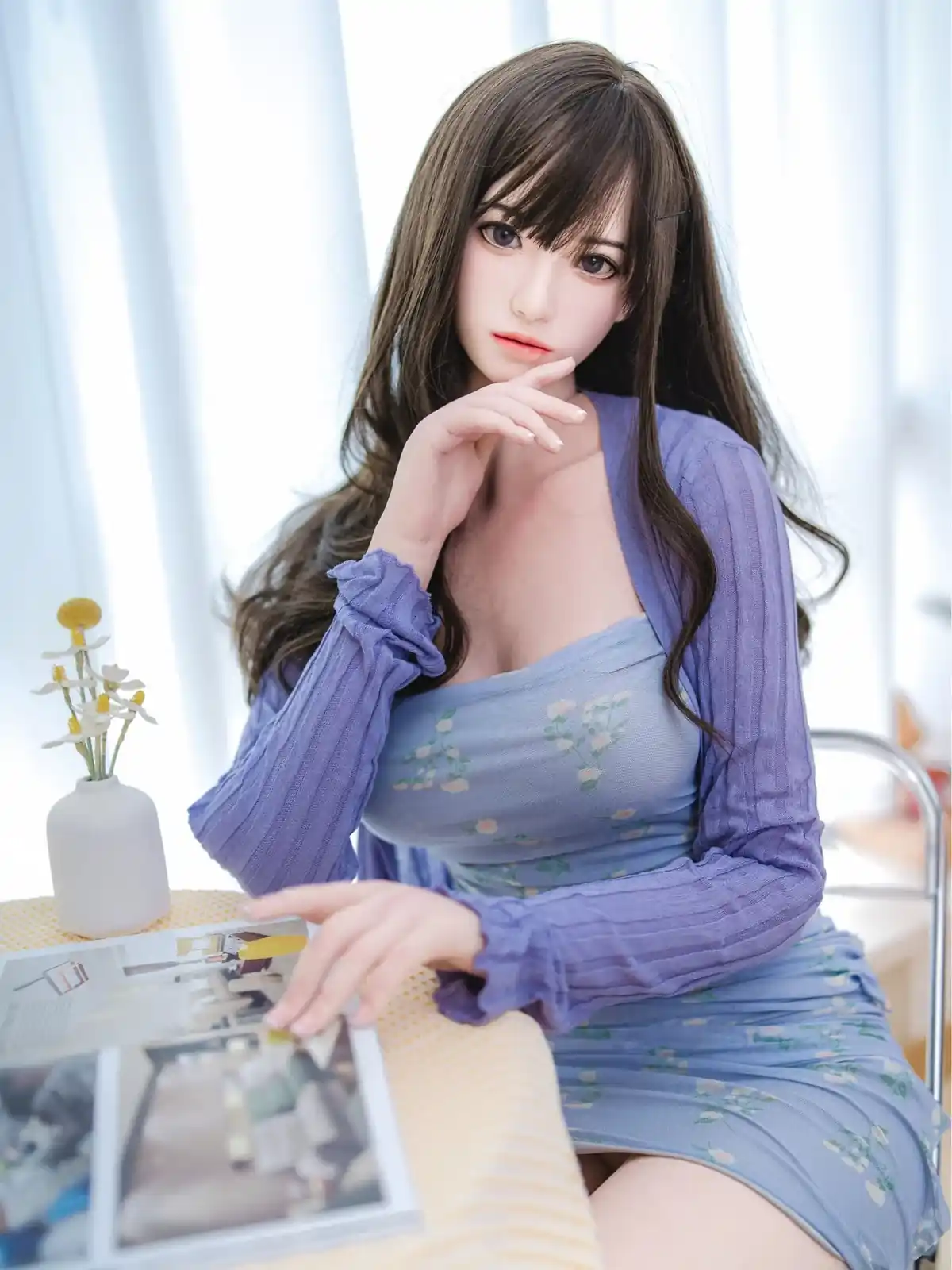 F4805-162cm(5.4ft)-39.5kg 2.2u B Cup Premium Japanese Sex Doll With 3 Love Holes – Triple Satisfaction｜Bezlya Doll