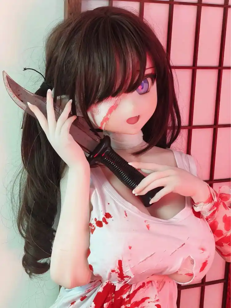 F8172-150cm/5ft-27.5kg Silicone Anime Sex Doll | Elsa Babe