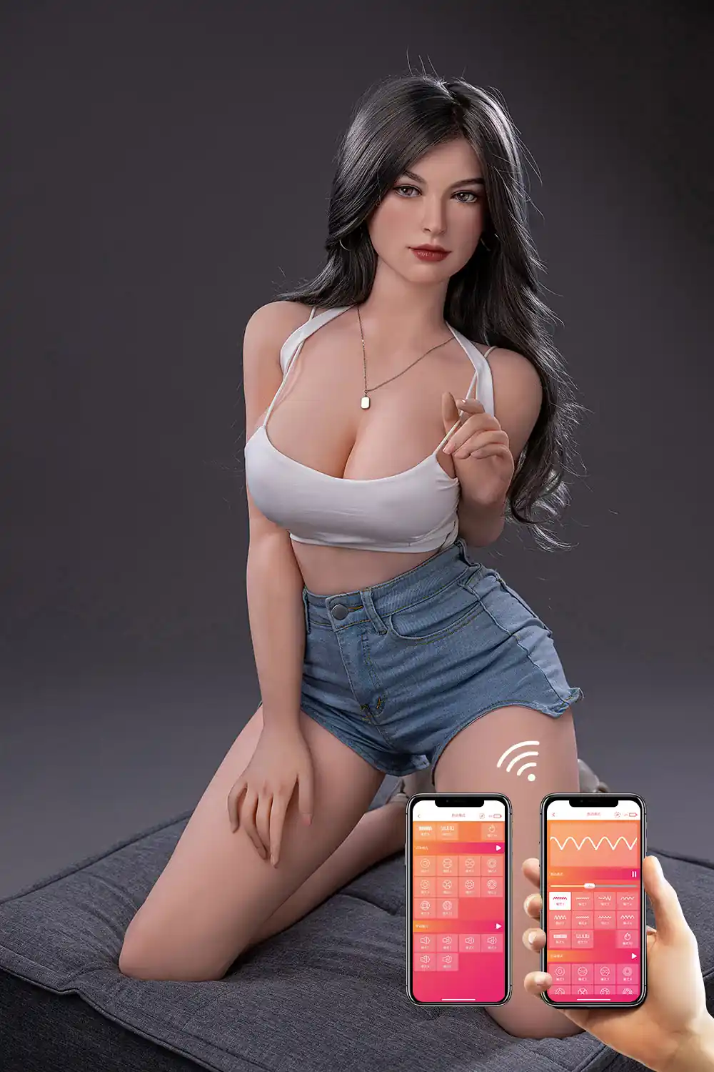 APP-Control RIDMII Karyn Unique Design 5'3 FT(163cm) Sex Dolls Silicone Head TPE Body Realistic Love Doll