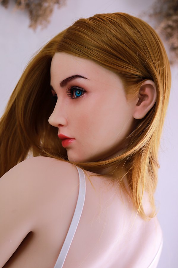 Tall Blonde Small Tits Silicone Head Sex Doll Bella 170cm