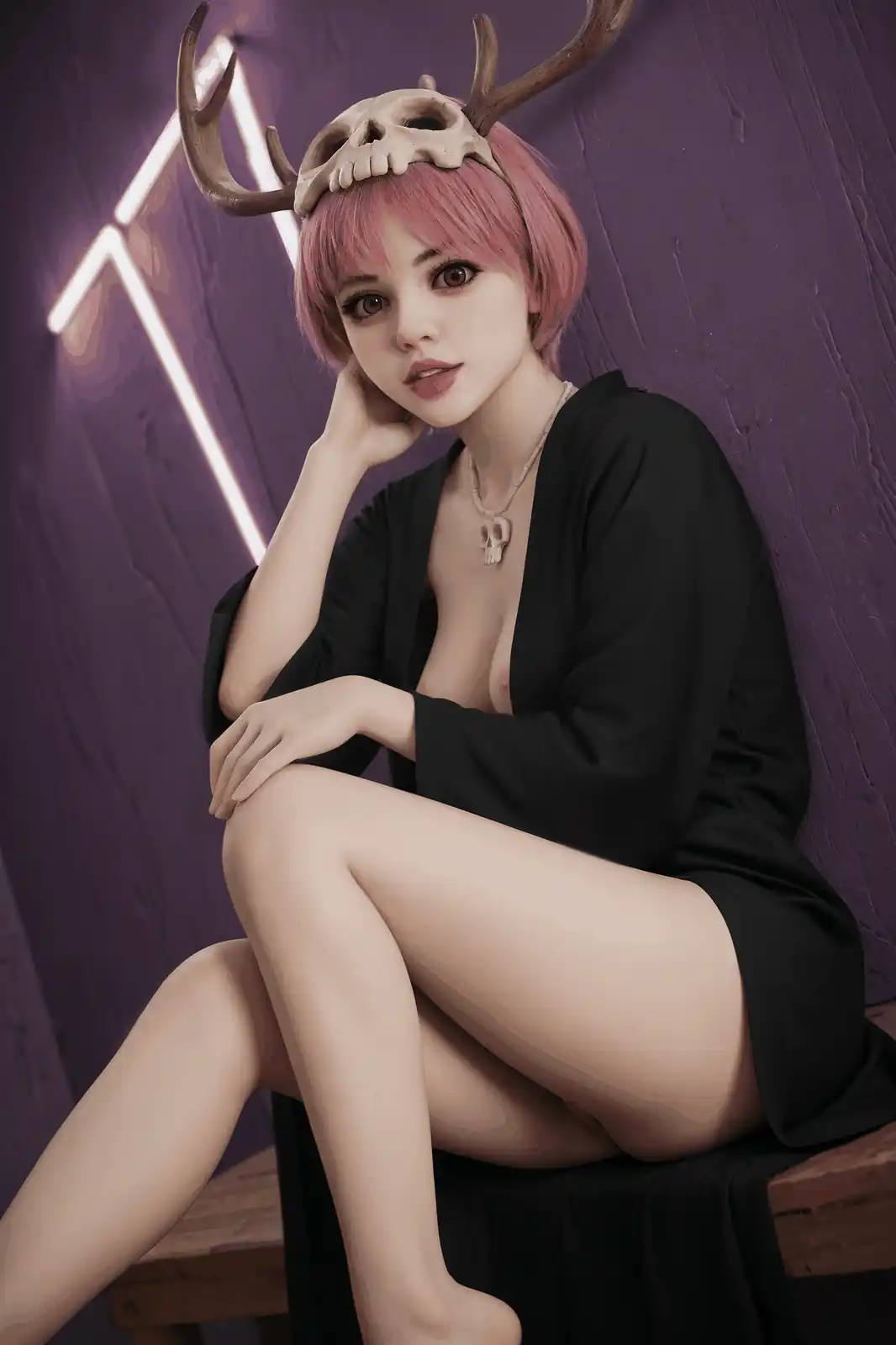 AIBEI Doll-150cm/4ft11 Small Breast TPE Halloween Sex Doll - Dora