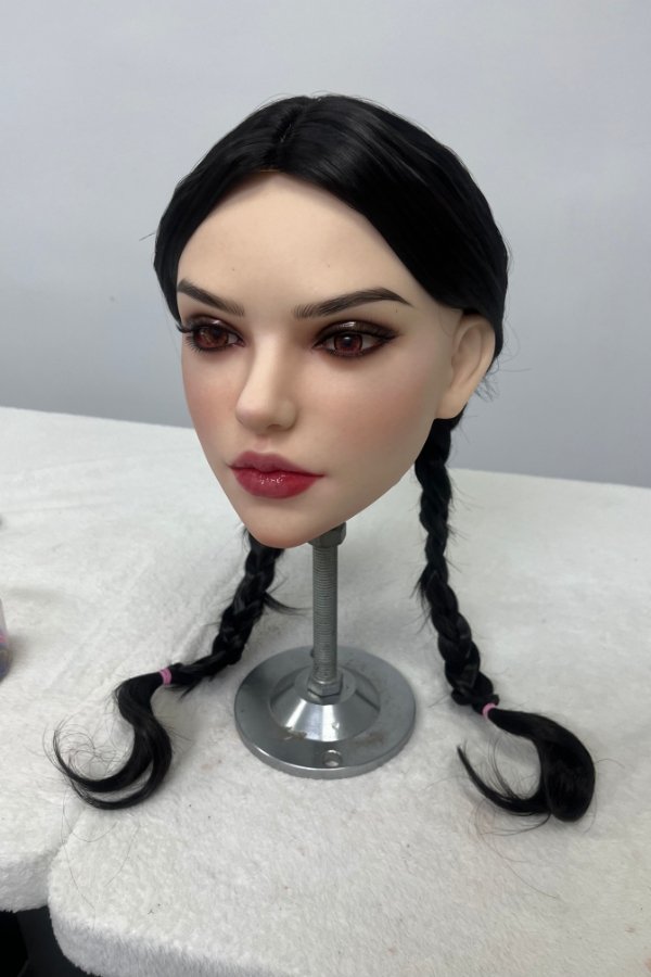 Skinny Small Boobs Silicone Head Sex Doll Odelia 159cm #S16