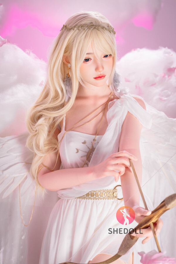 Asian Blonde Angel D-cup ROS Full Silicone Sex Doll Vesper 168cm
