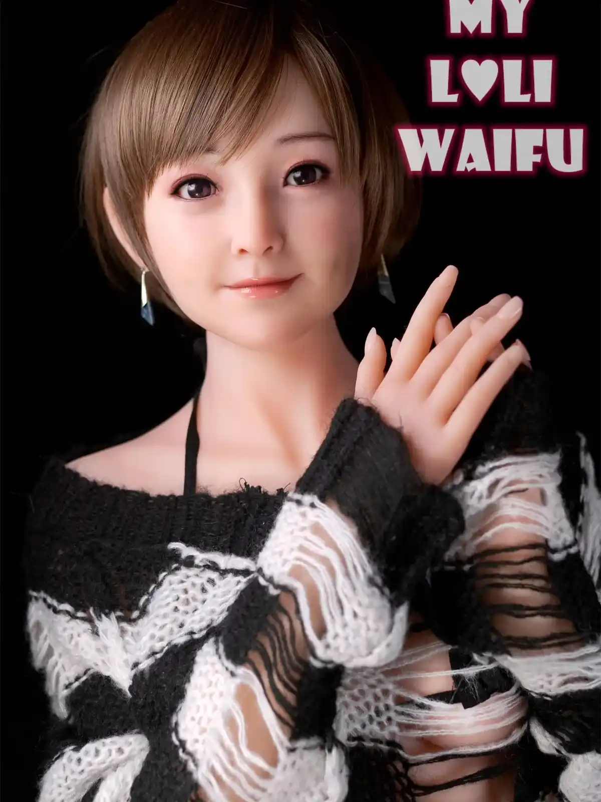 F7038—150cm/4ft9(27kg) B Cup Rena ROS Anime Silicone Head TPE Body Chinese Sex Doll Gel Breasts|MLW Doll