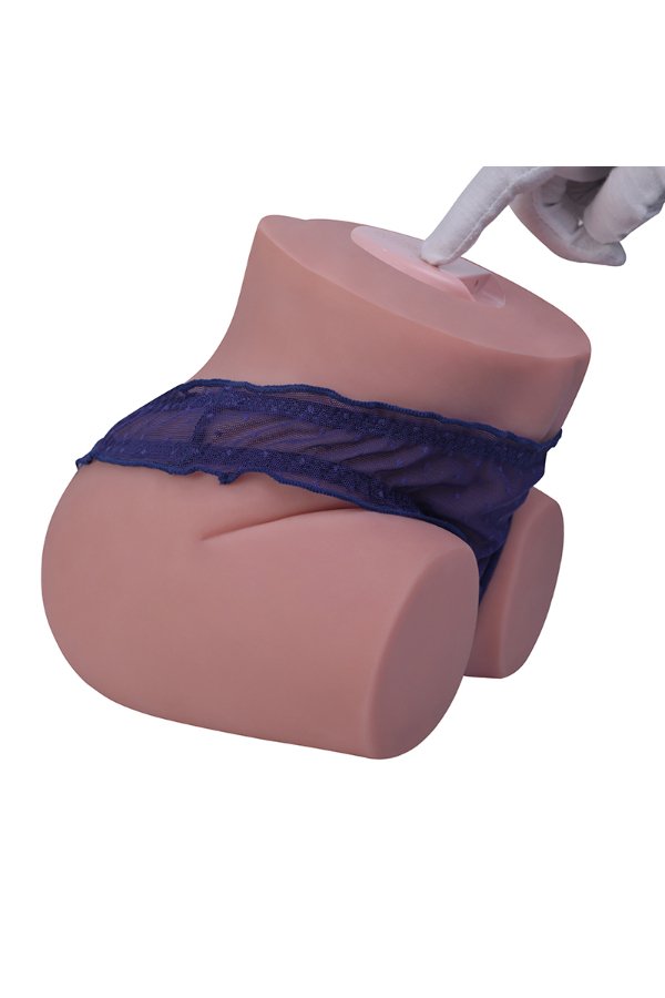 Joyotoy TPE Torso Sucking Vibrating Vagina 8.27 in / 21cm Seraphina Wheat