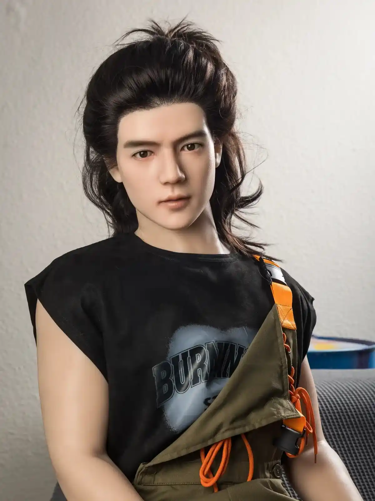 F4612-177cm/5ft10-55kg Femboy Full Size Sex With Silicone Male Sex Doll | Qita Doll