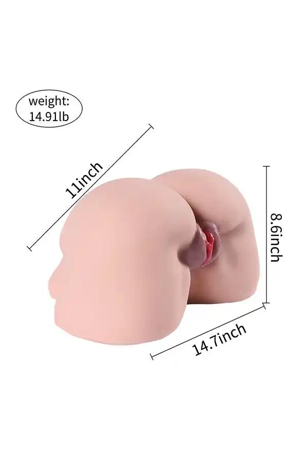 US In Stock | 14.91lb Dual Channle Big Ass Sex Torso - Mod