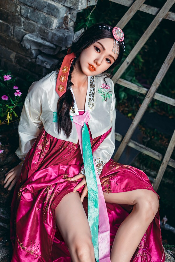 Starpery 163cm G-cup Korean Sexy Silicone Head Sex Doll Jin
