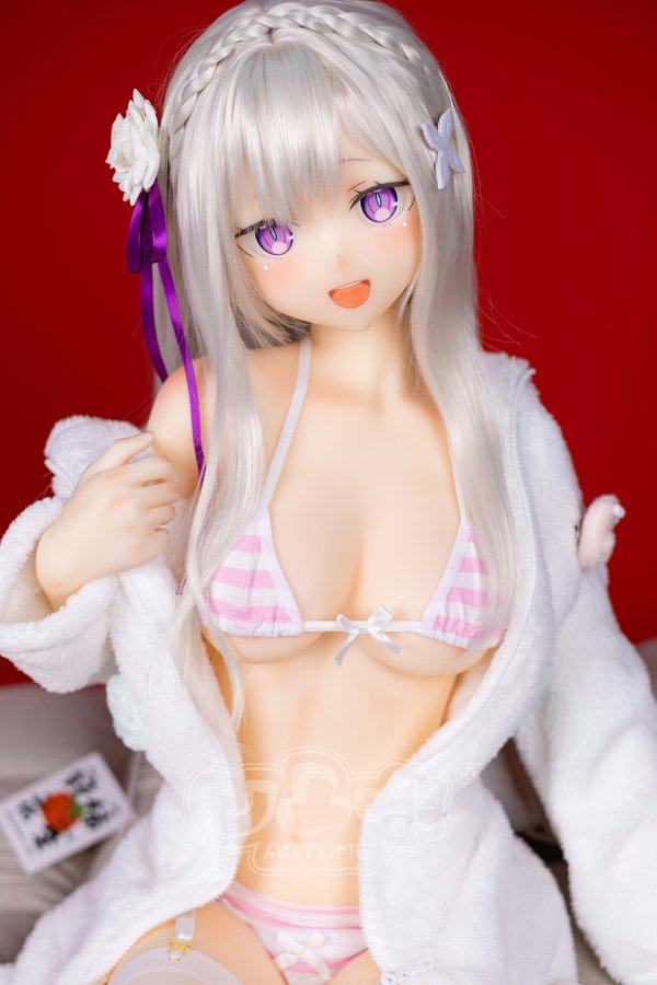155cm/5ft1 C-cup Japanese Anime Re:Zero Sex Doll Emilia #125