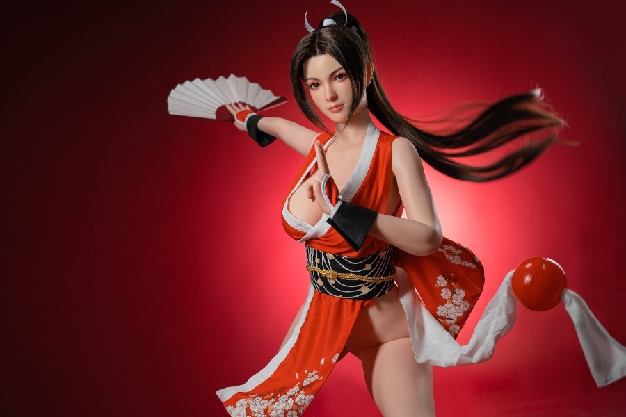 Game Lady Doll 165cm G-cup Silicone Sex Doll Lady No.28_2 Cosplay Mai Shiranui