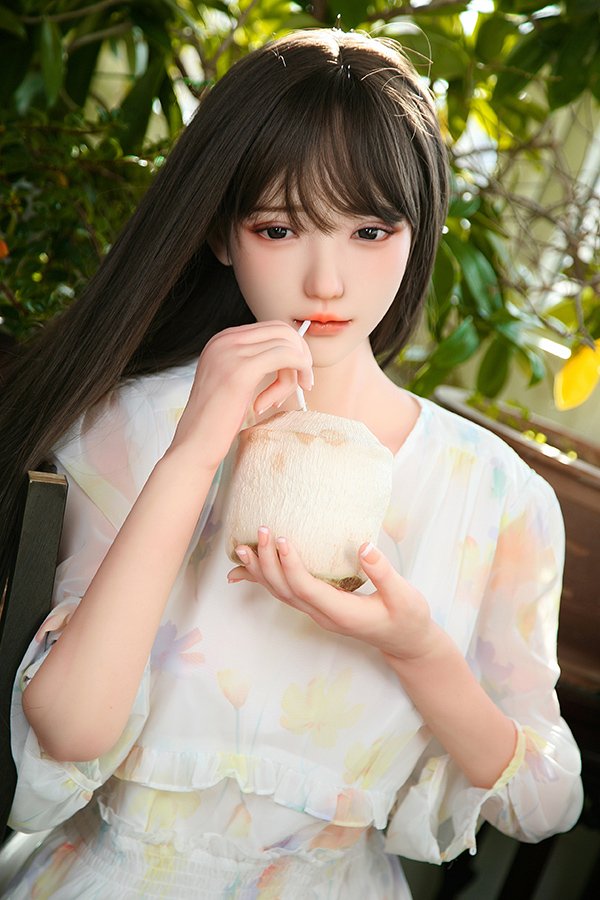 Asian Pitiful Silicone Head Sex Doll Charlene 158cm