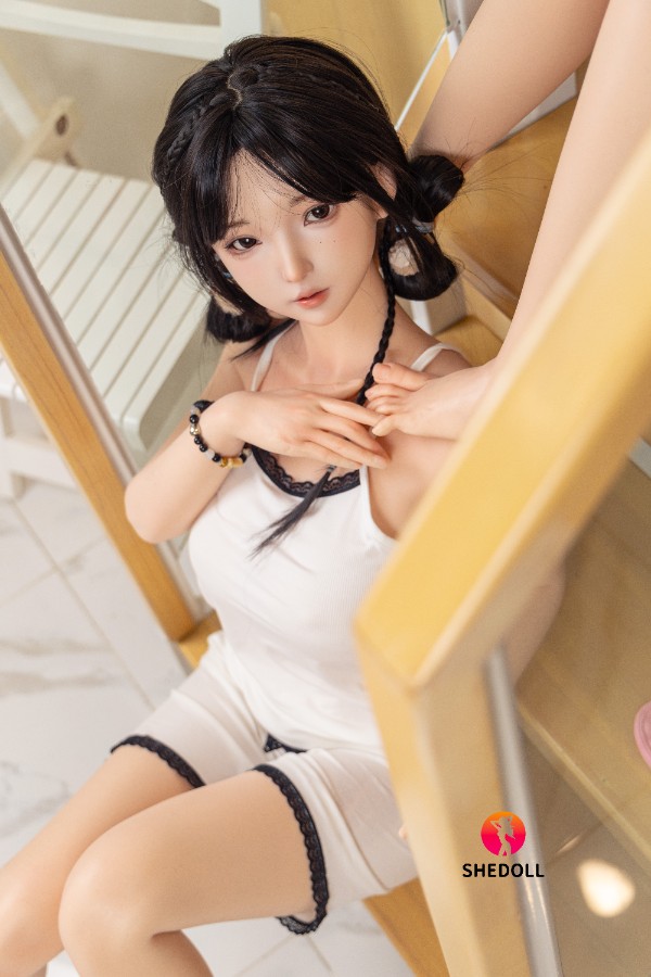 Cute Sister Silicone Head Sex Doll Nancy 148cm