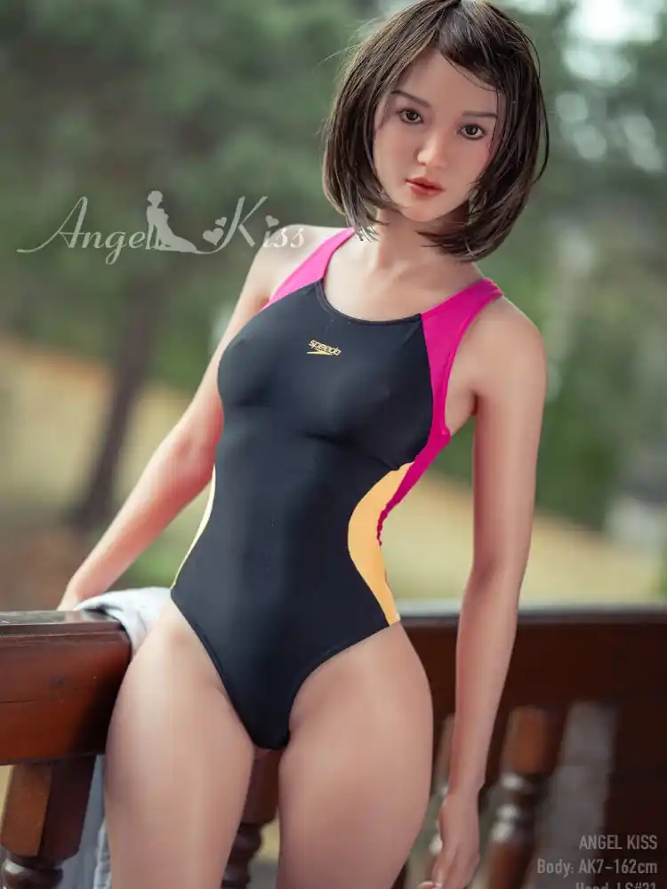 F2338-162cm/5ft3 C Cup Teen Thin Silicone Sex Doll |Angel Kiss Doll
