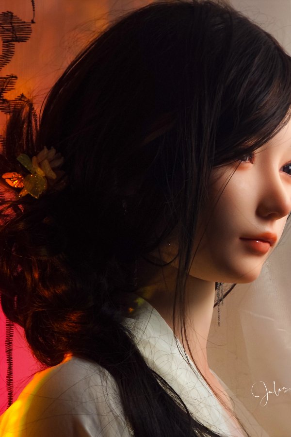 Asian Huge Boobs Silicone Head ROS Sex Doll Achu 163cm