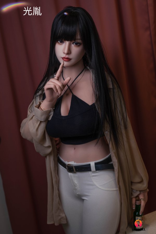 Realistic D-cup ROS Full Silicone Sex Doll Moony 168cm