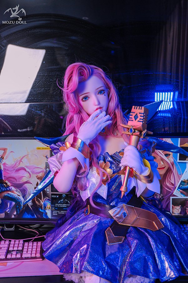 Pink Hair League of Legends Sex Doll Seraphine 163cm