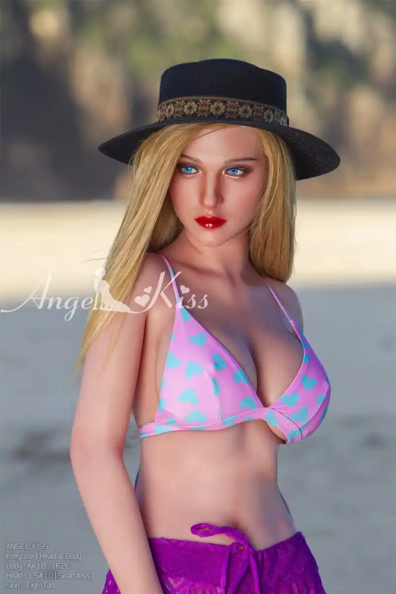 Angel Kiss | 162cm/5ft4 E-cup Silicone Love Doll – Tahn All-in-one
