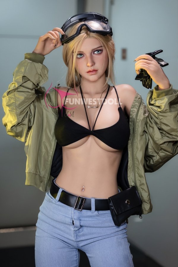 European Sexy Blonde Sex Doll Bella 162cm #037