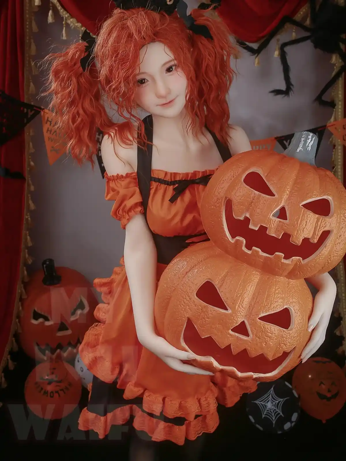 F7045—150cm/4ft9(27kg) B Cup ROS All Saints' Day TPE Chinese Sex Doll Gel Breasts|MLW Doll