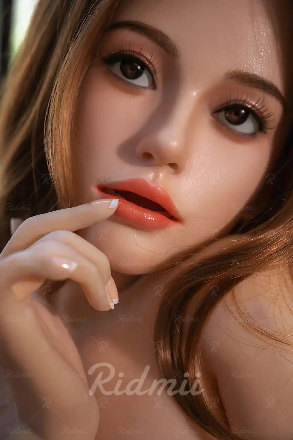 RIDMII Unique Design Jada 5'4 FT (164cm) Real Oral Sex(ROS) Blowjob silicone head TPE body full size sex doll with beautiful sculpture