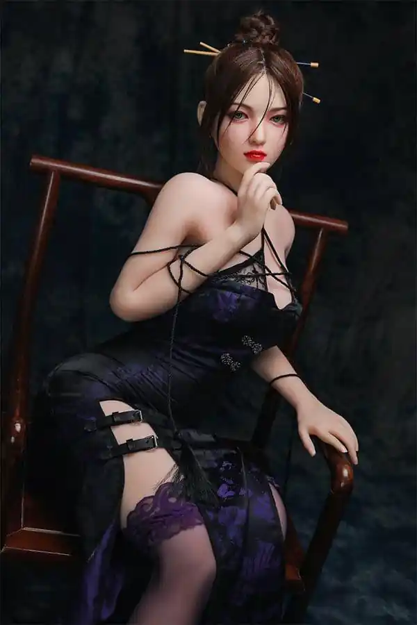 170cm (5' 7") C-Cup Chinese Small Tits Silicone Head Sex Doll - Mona
