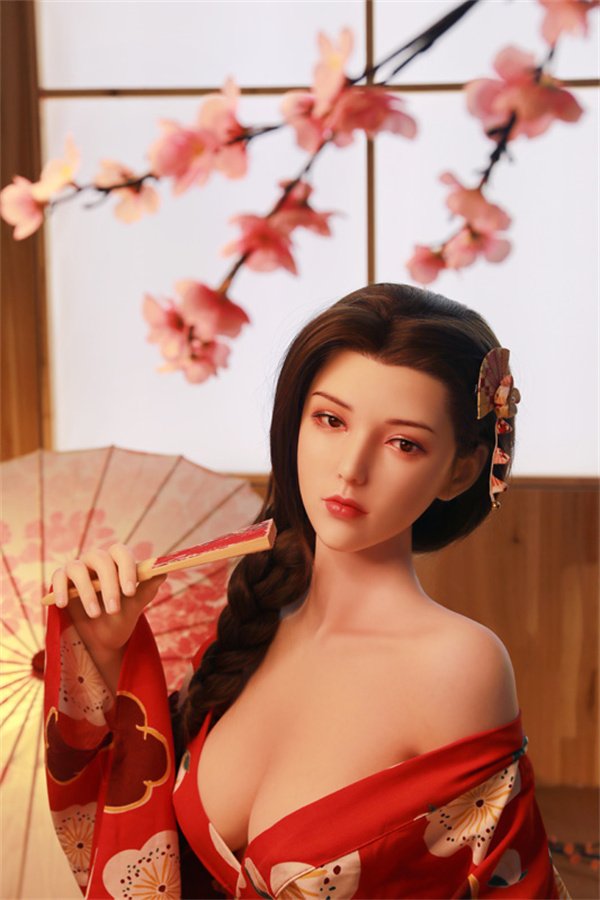 Beauty Japanese Silicone Head Sex Doll Qimeng 163cm