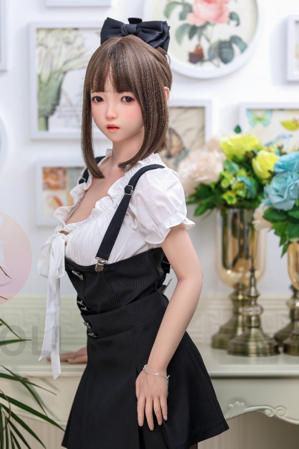 Movable Jaw Silicone ROS Head Sex Doll Candy 148cm