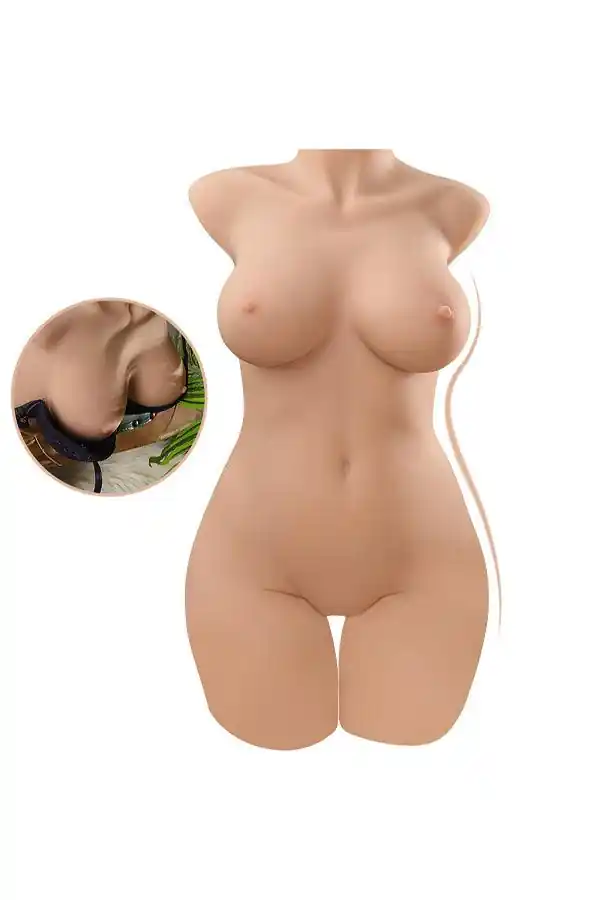 US In Stock | Realistic Medium Boobs Sex Torso - Isabella