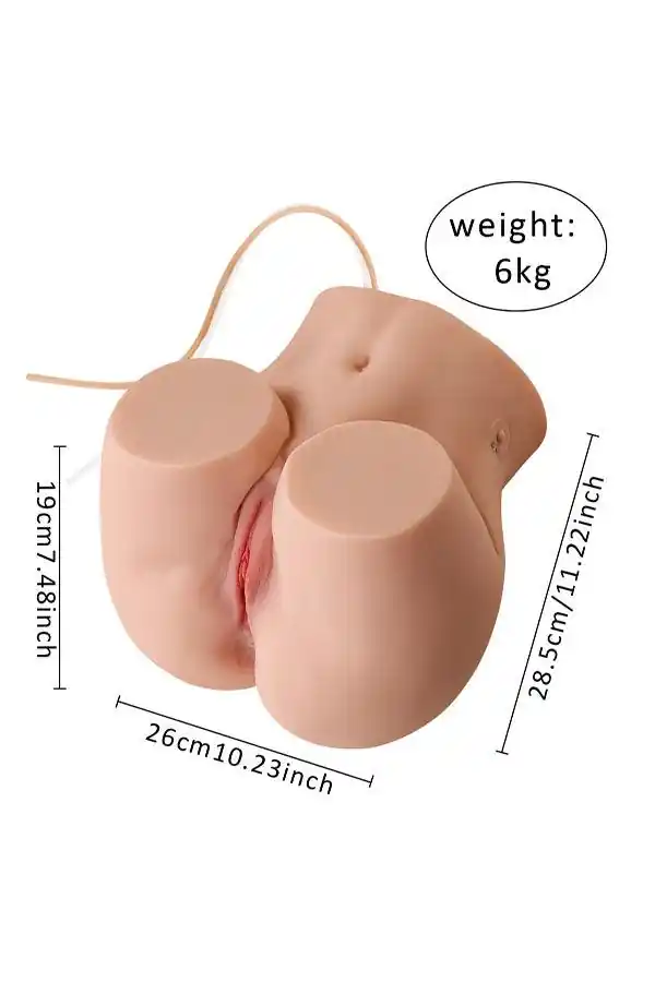 US In Stock | Electric Sucking Vibrator Busty Ass Sex Torso - Mignon