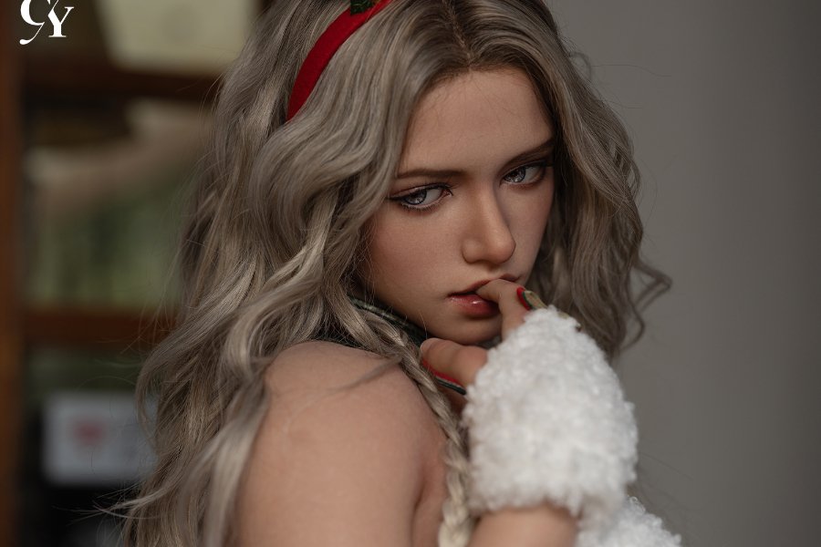 TOP-CYDOLL 176cm/5ft9 E-cup Silicone Head Sex Doll – Polly ROS