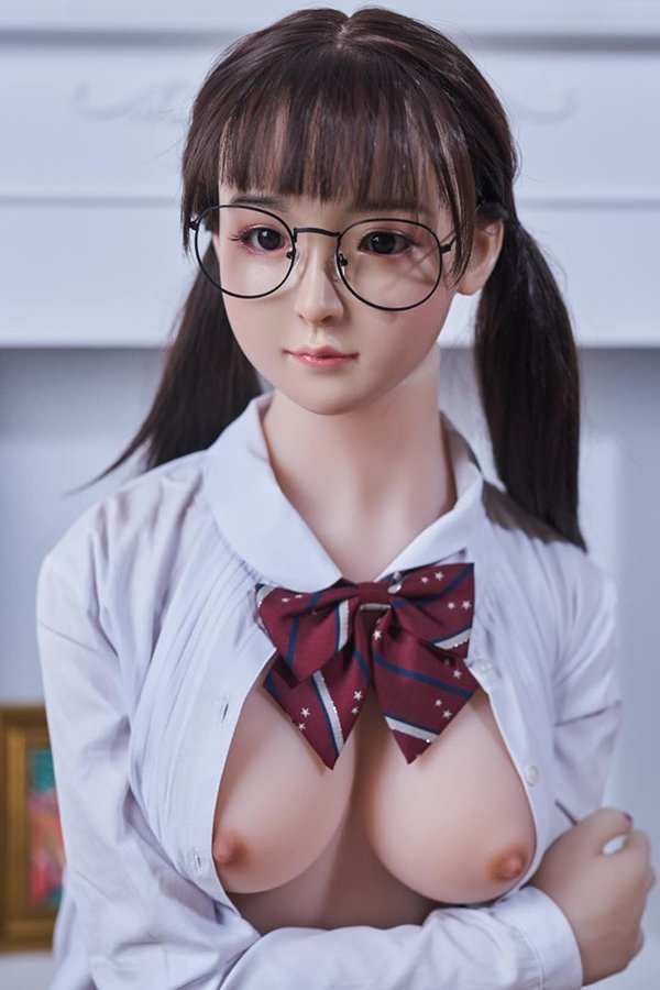Lovely Small Boobs Silicone Head Sex Doll Elaine 148cm