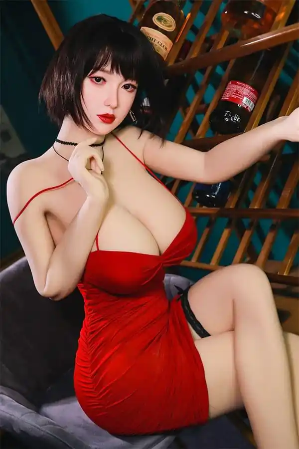 168cm (5' 6") H-Cup Big Boobs Silicone Head Sex Doll - Miriam