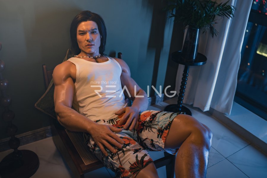 Muscular Mature Full Silicone Male Sex Doll Leopold 180cm ROS Available